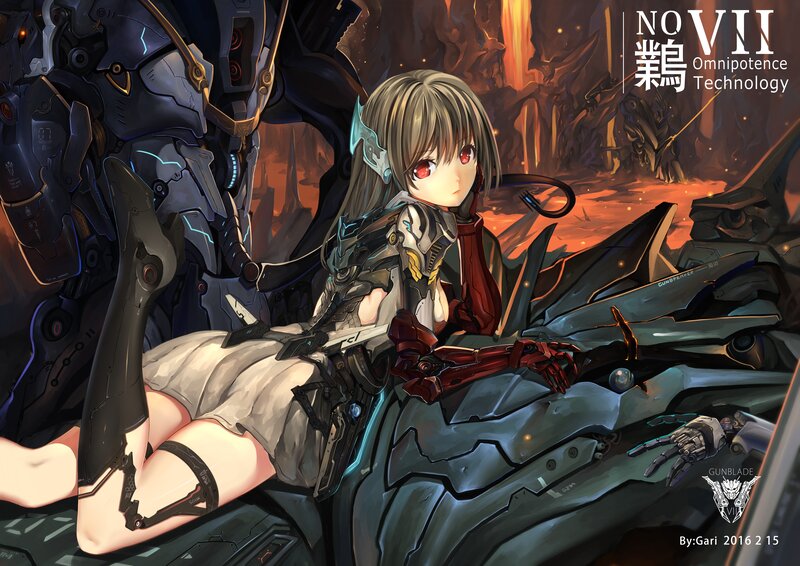 Girl with Red Eyes — Gray