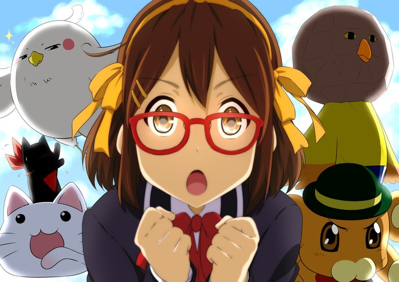 Girl with Red Glasses