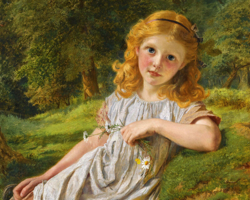 Girl with Red Hair — Green