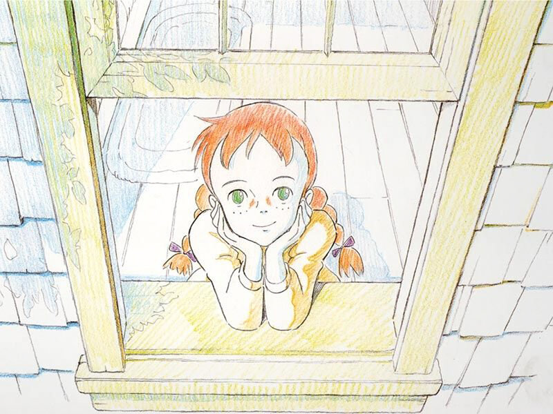 Girl with Red Hair — Orange, Calm