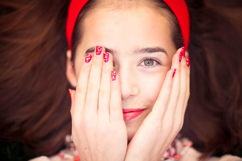 Girl with Red Headband