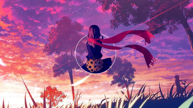 Girl with Red Scarf
