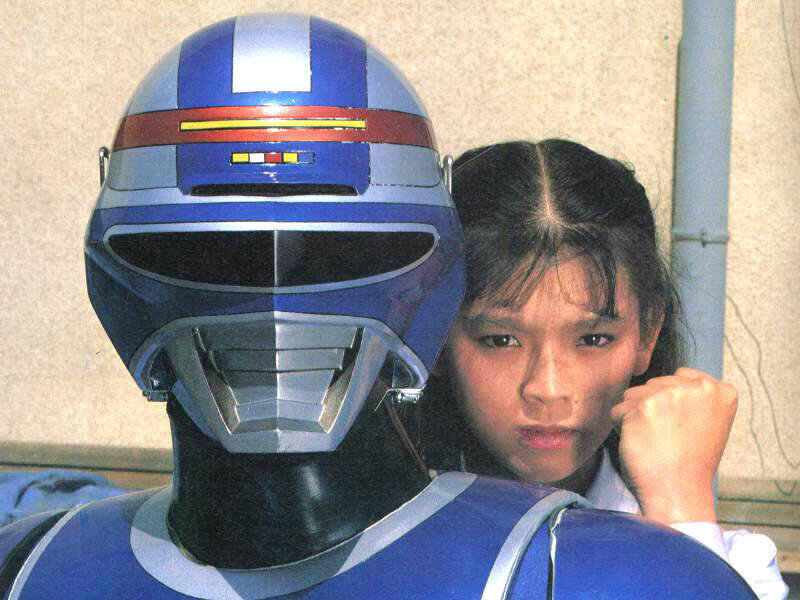Girl with Robot Character