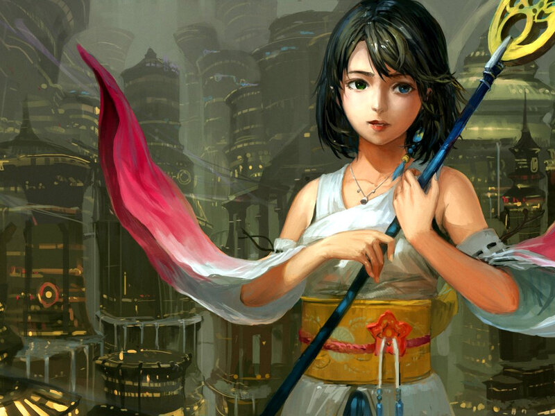 Girl with Staff