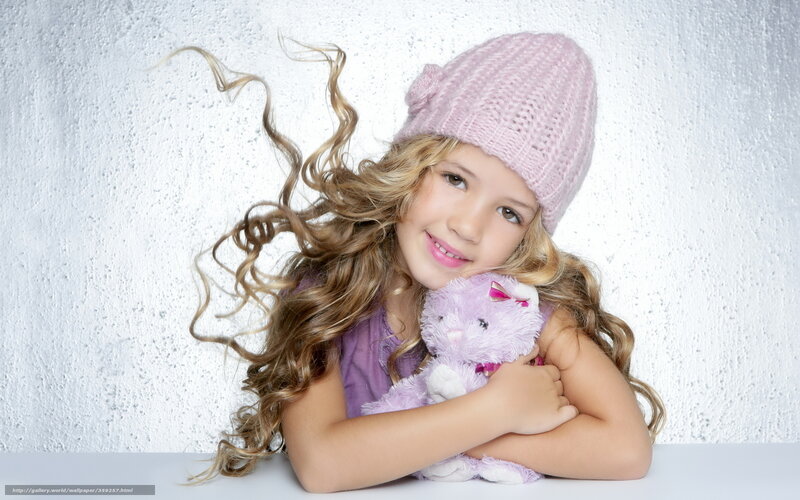girl with stuffed animal