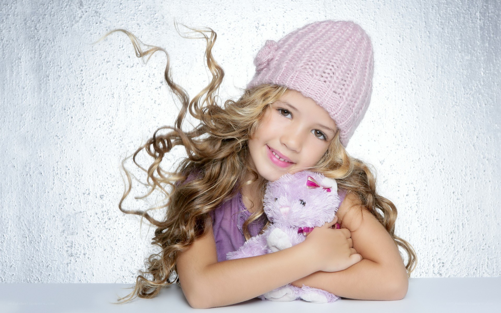 girl with stuffed animal