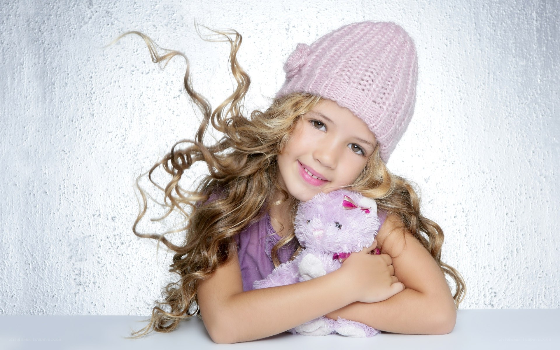 girl with stuffed animal