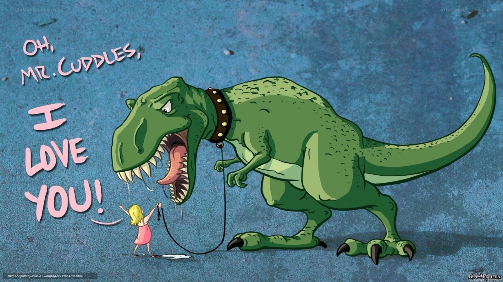 Girl with T-Rex