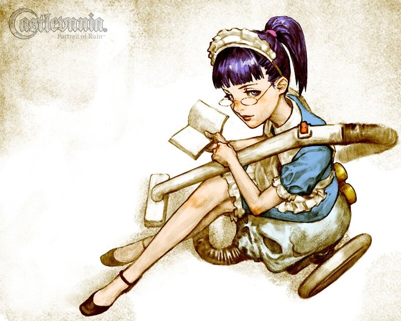 Girl with Vacuum Cleaner