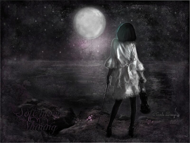 Girl with Violin — Black