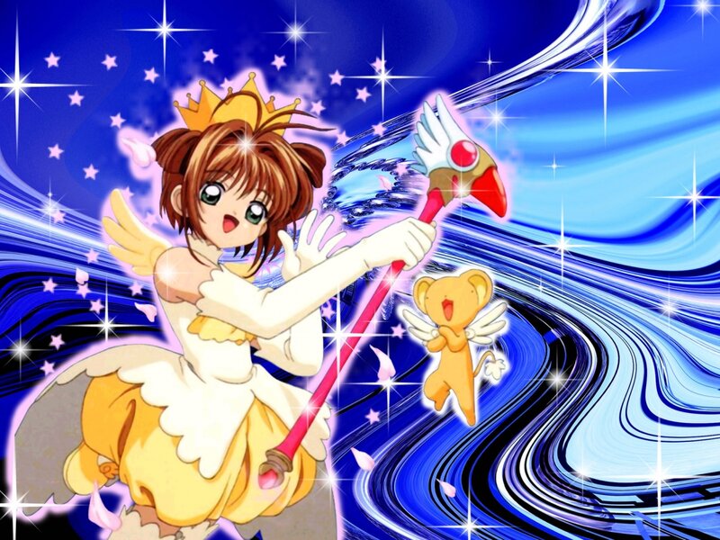 Girl with Wand and Cat