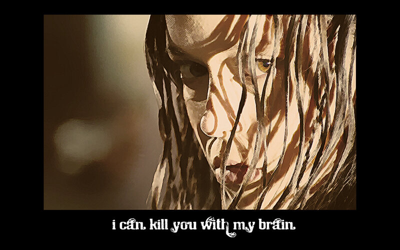 girl with wet hair