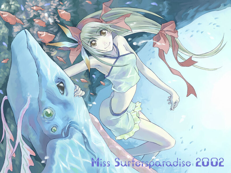 Girl with Whale