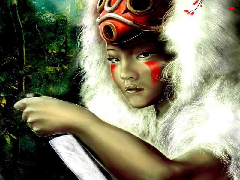 Girl with White Hair — Dramatic