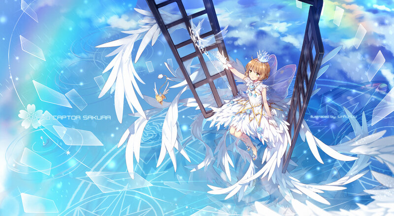 Girl with White Wings