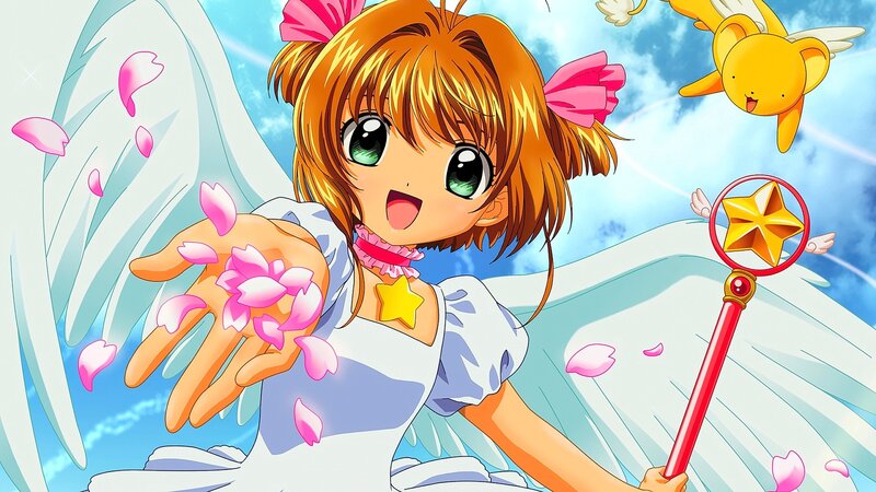 Girl with Wings and Wand — Blue