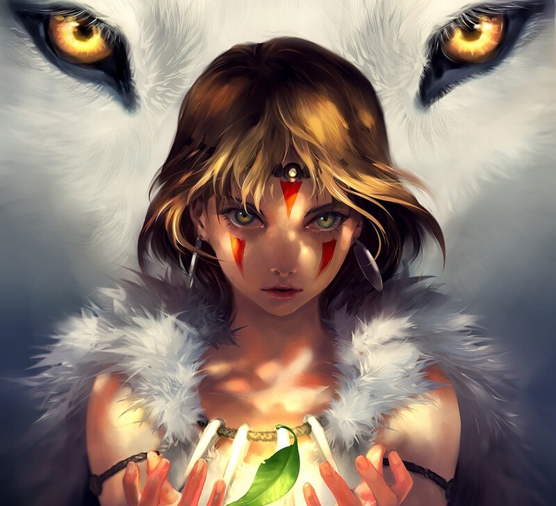 Girl with Wolf Eyes
