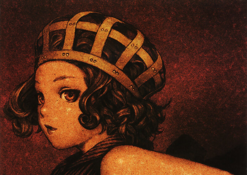girl with woven crown
