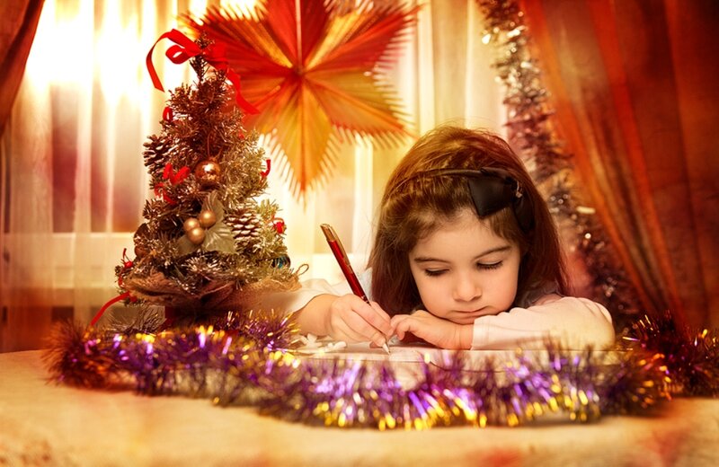 Girl Writing Letter