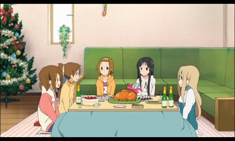 Girls at Dinner Table