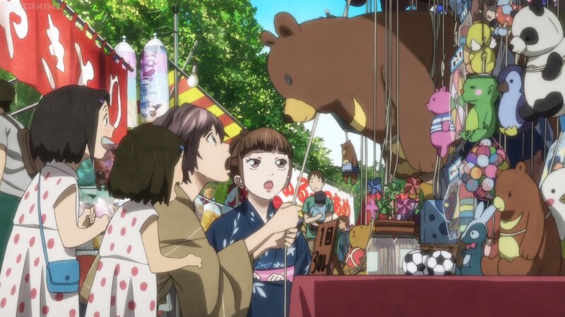 Girls at Festival Booth