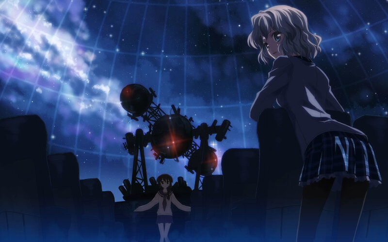Girls at the planetarium