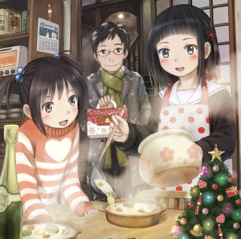 Girls Cooking with Man