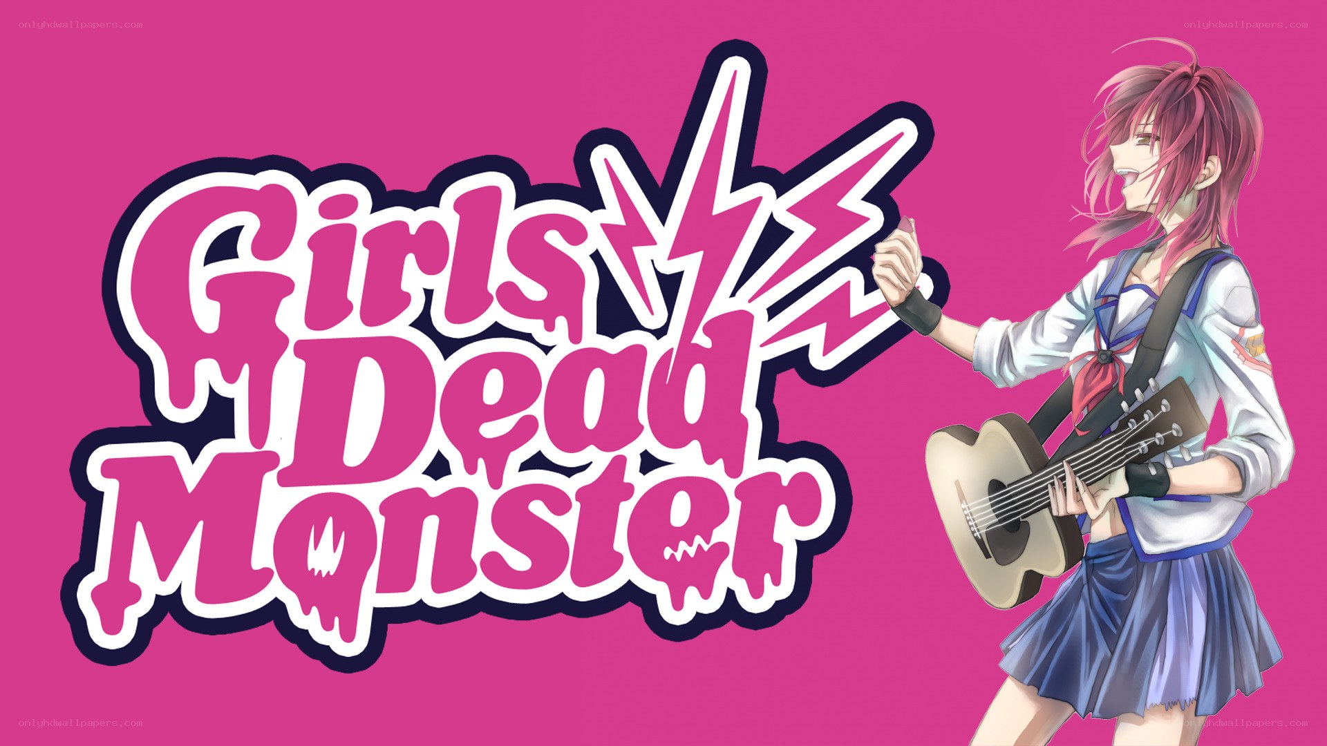 Girls Dead Monster logo and character