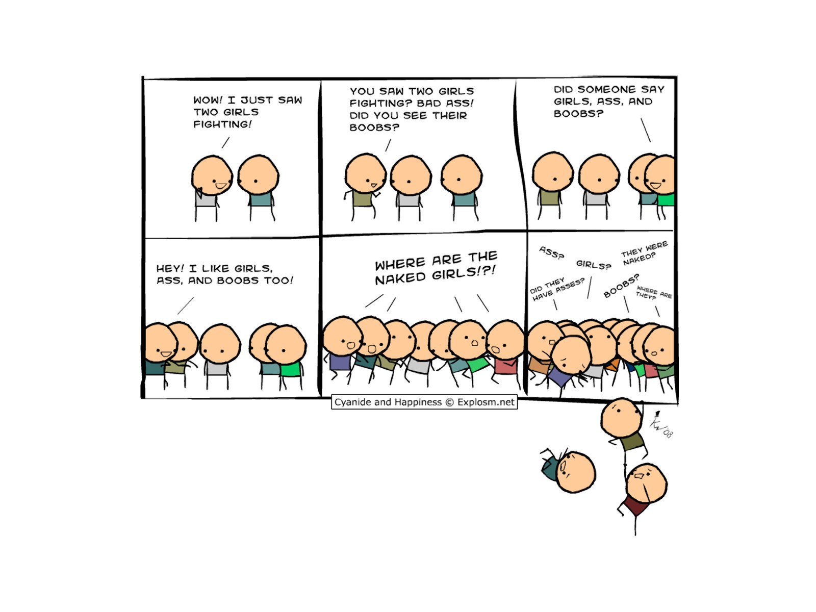 Girls Fighting Comic