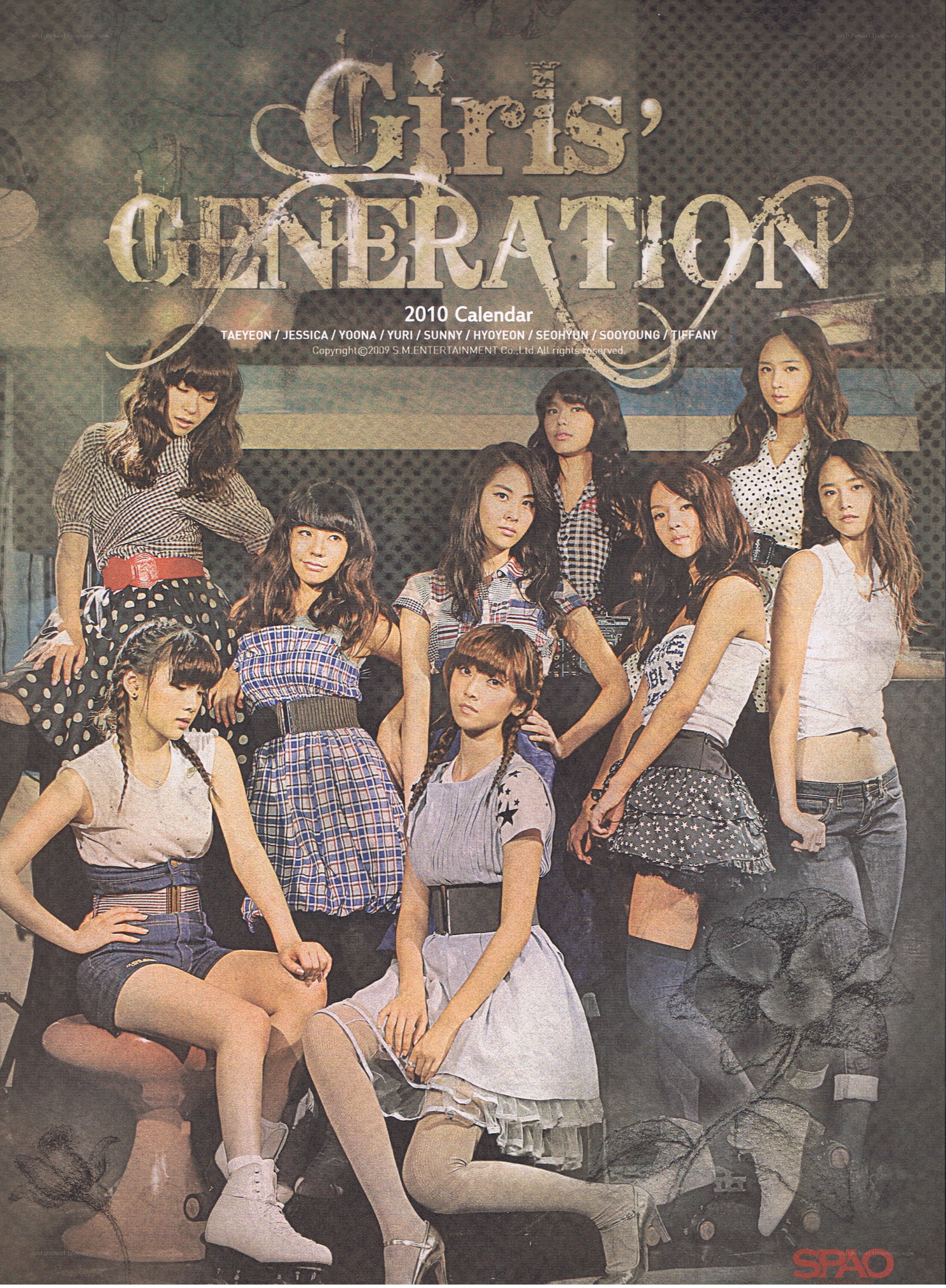 Girls' Generation 2010 Calendar