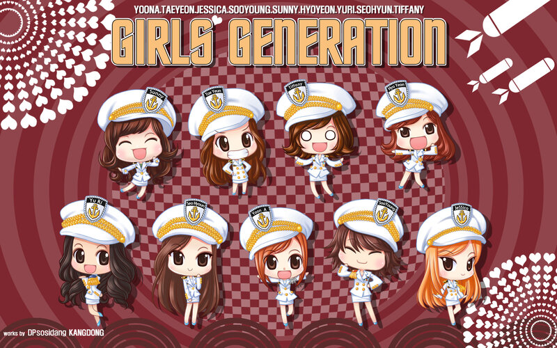 Girls' Generation chibi characters