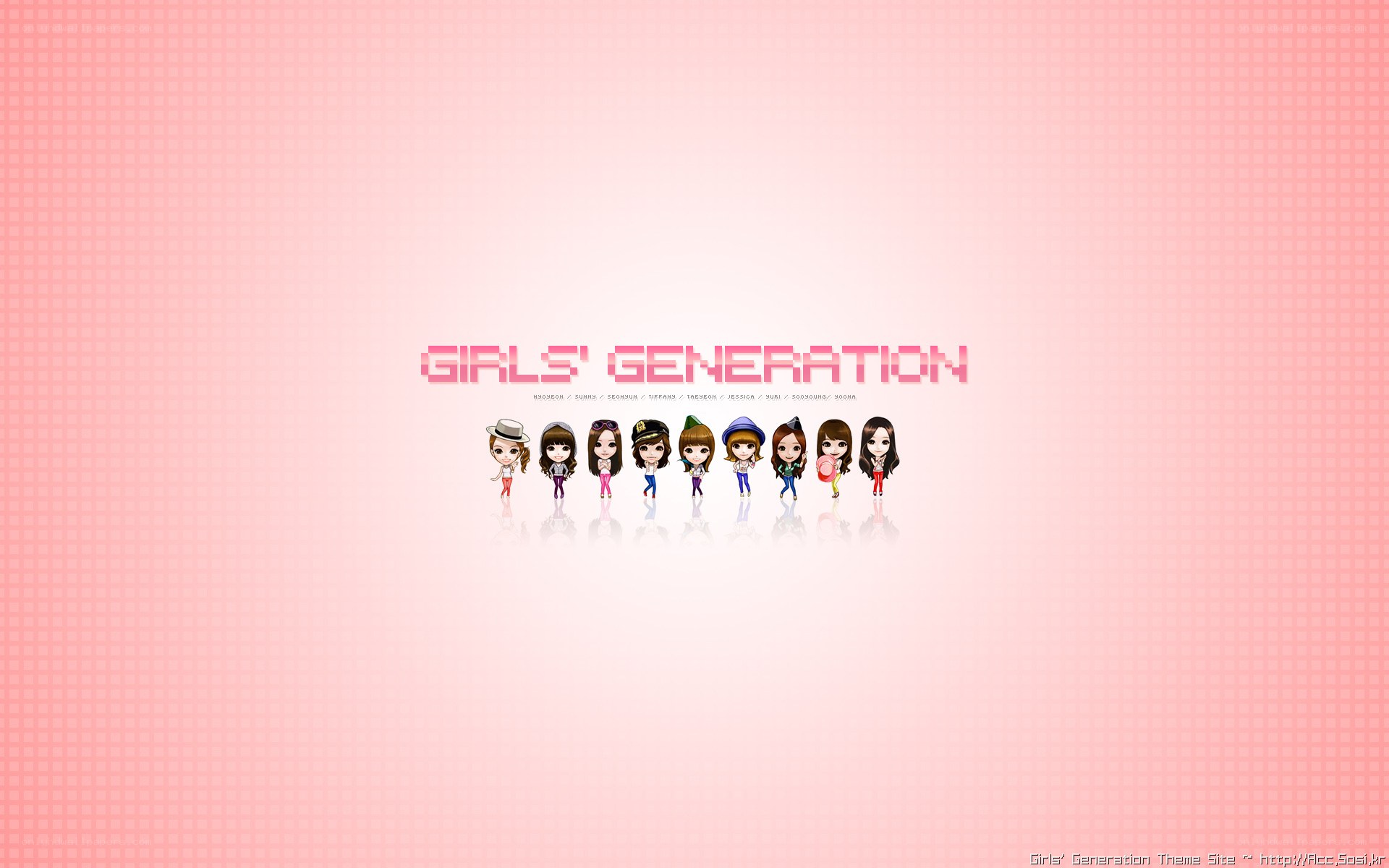 Girls' Generation chibi characters