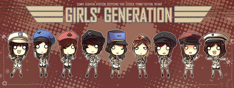 Girls' Generation chibi characters
