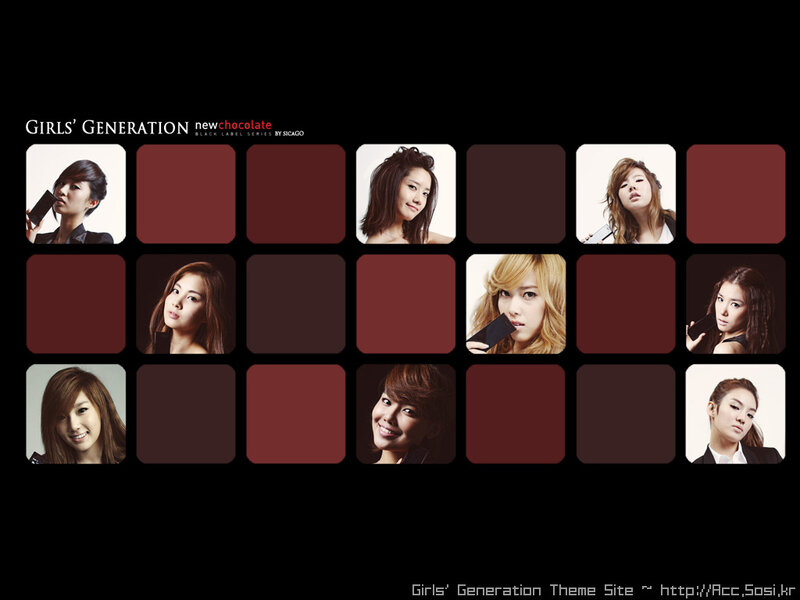 Girls' Generation chocolate ad