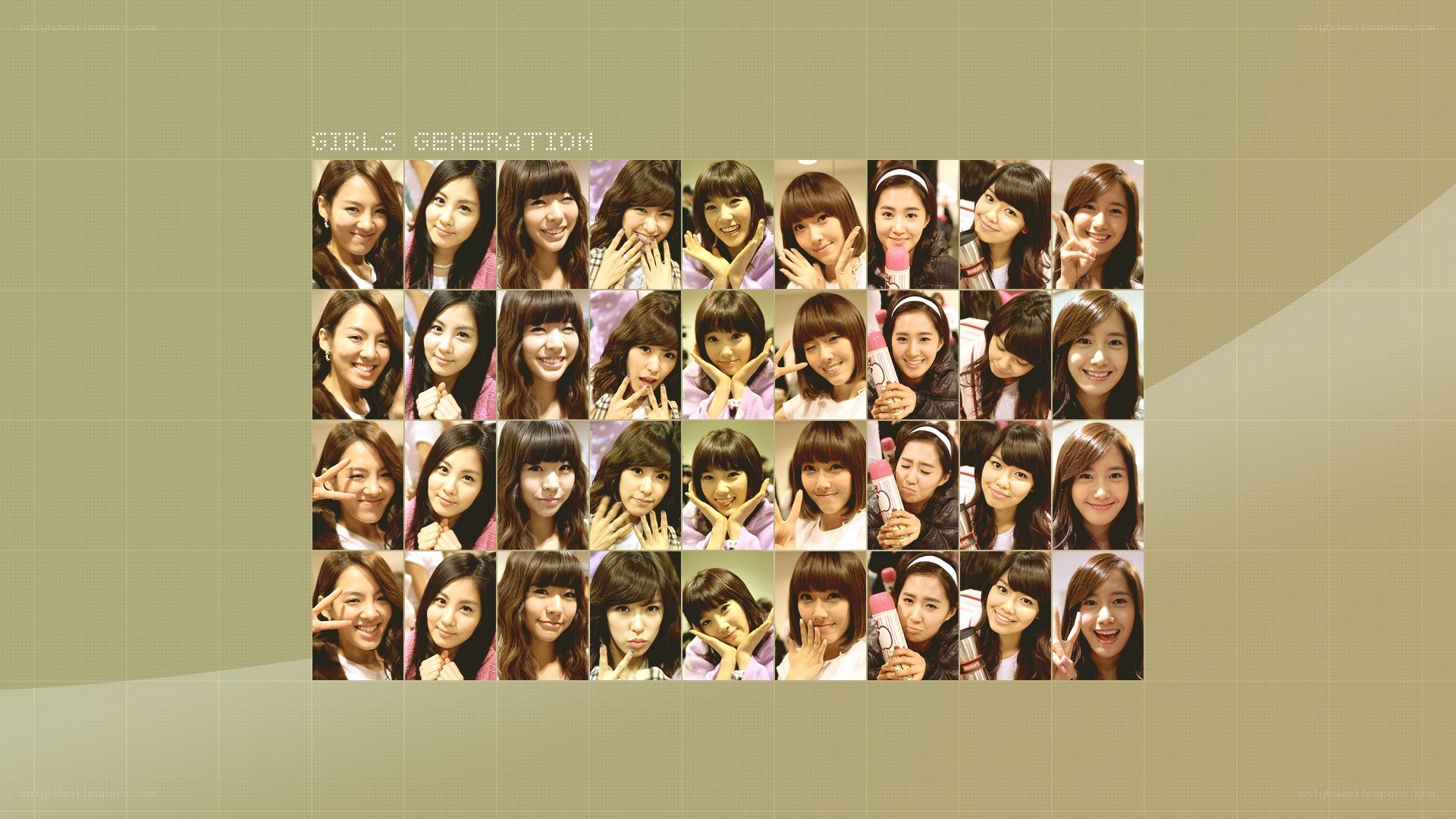 Girls' Generation collage