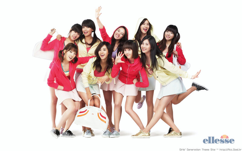 Girls' Generation in colorful outfits