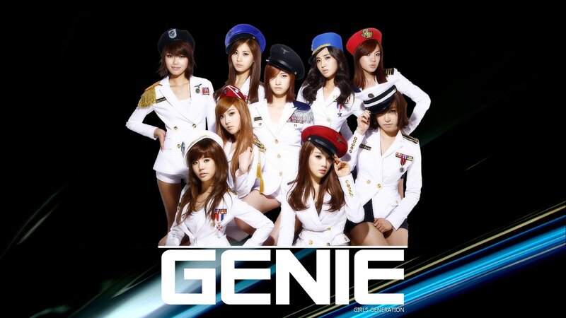 Girls' Generation in military-style uniforms