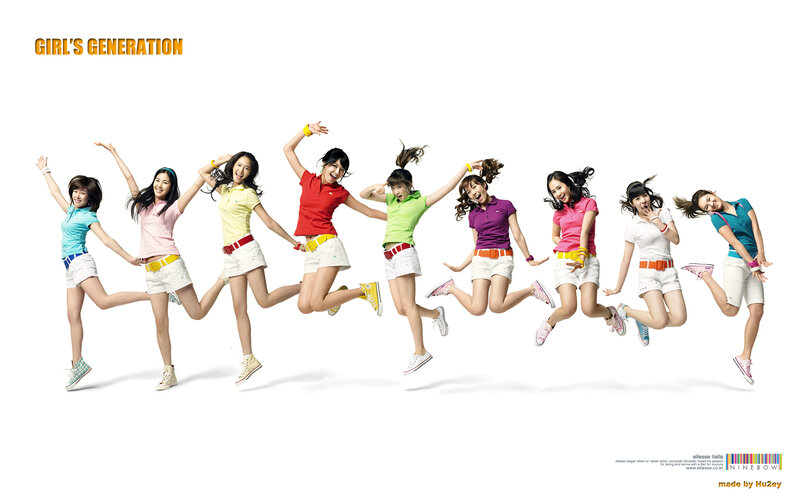 Girls' Generation jumping