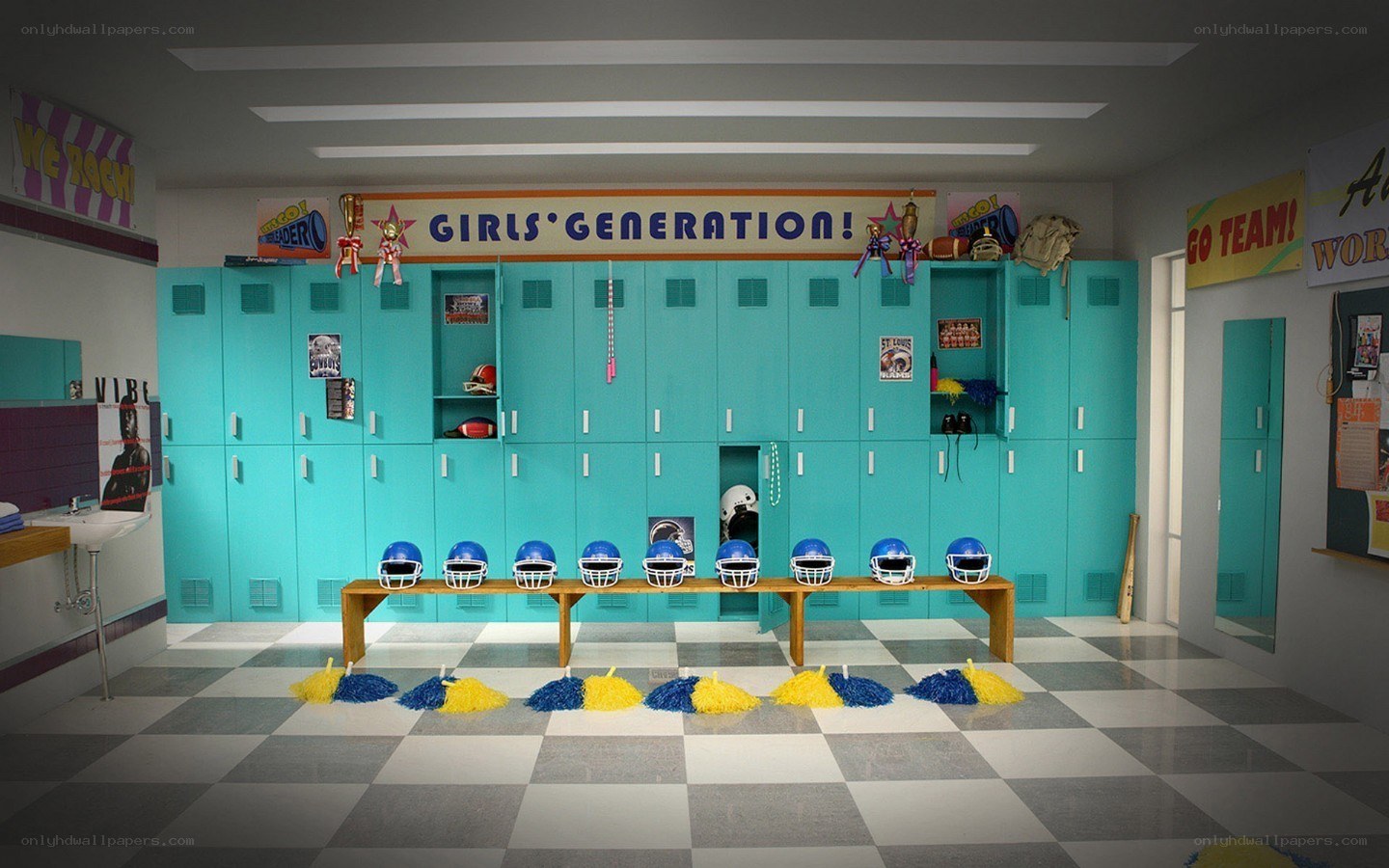 Girls' Generation locker room