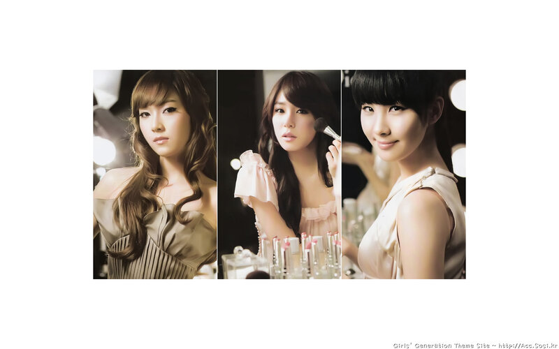 Girls' Generation makeup photoshoot