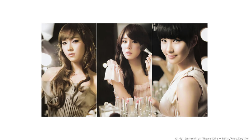Girls' Generation makeup photoshoot