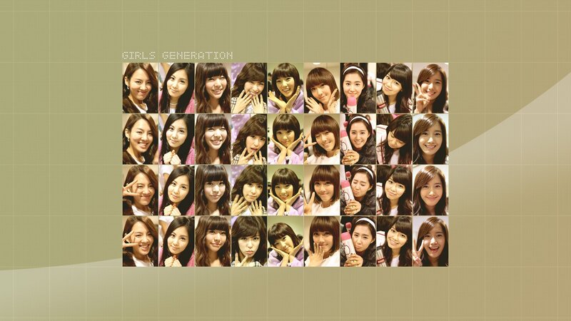 Girls' Generation Members — Beige, Friendly