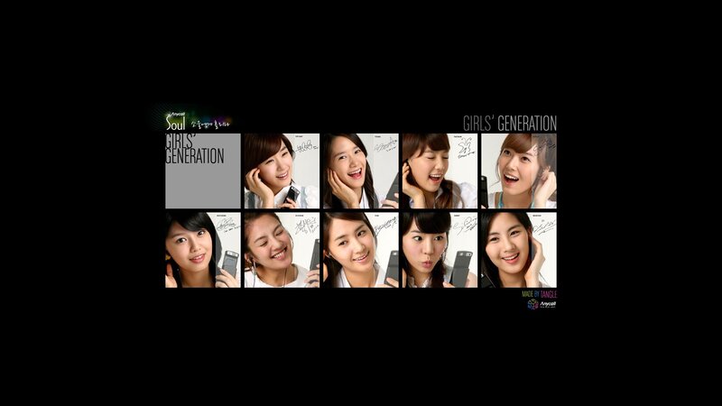 Girls' Generation Members — Black, Happy