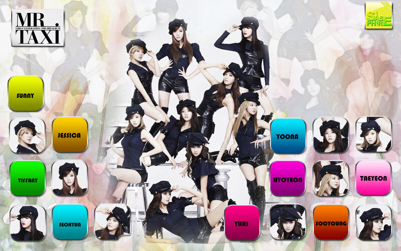 Girls' Generation Members — Black