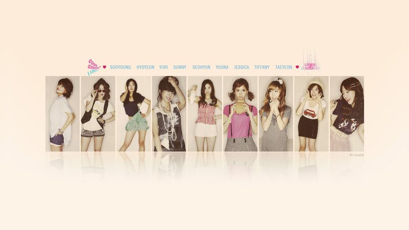 Girls' Generation members collage