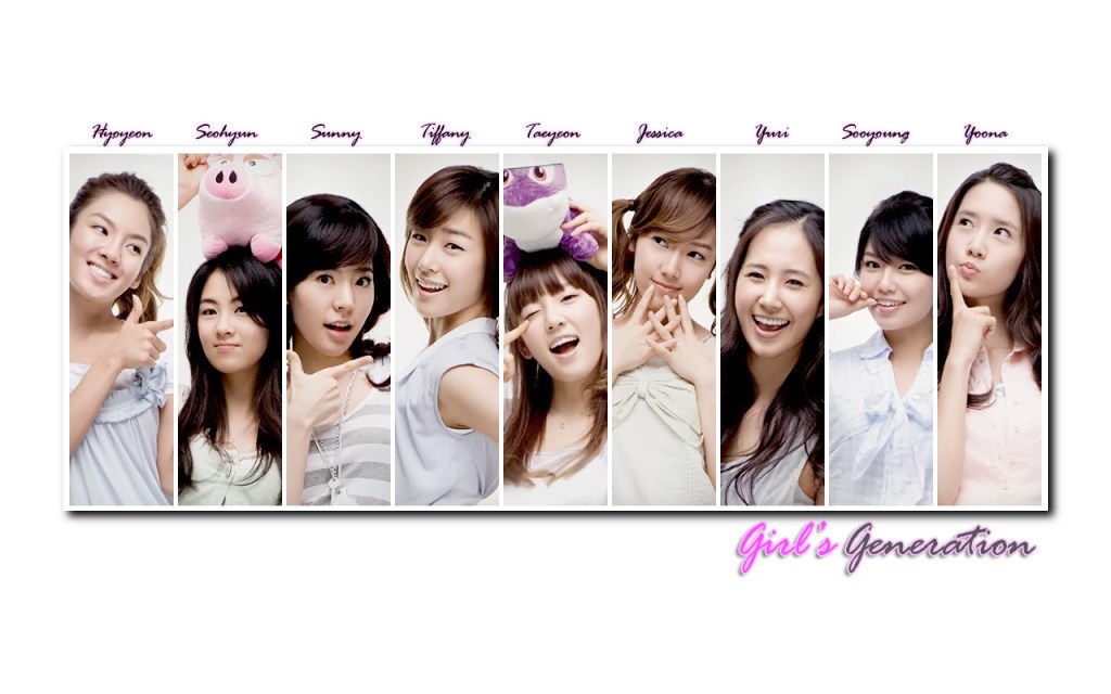 Girls' Generation members portrait