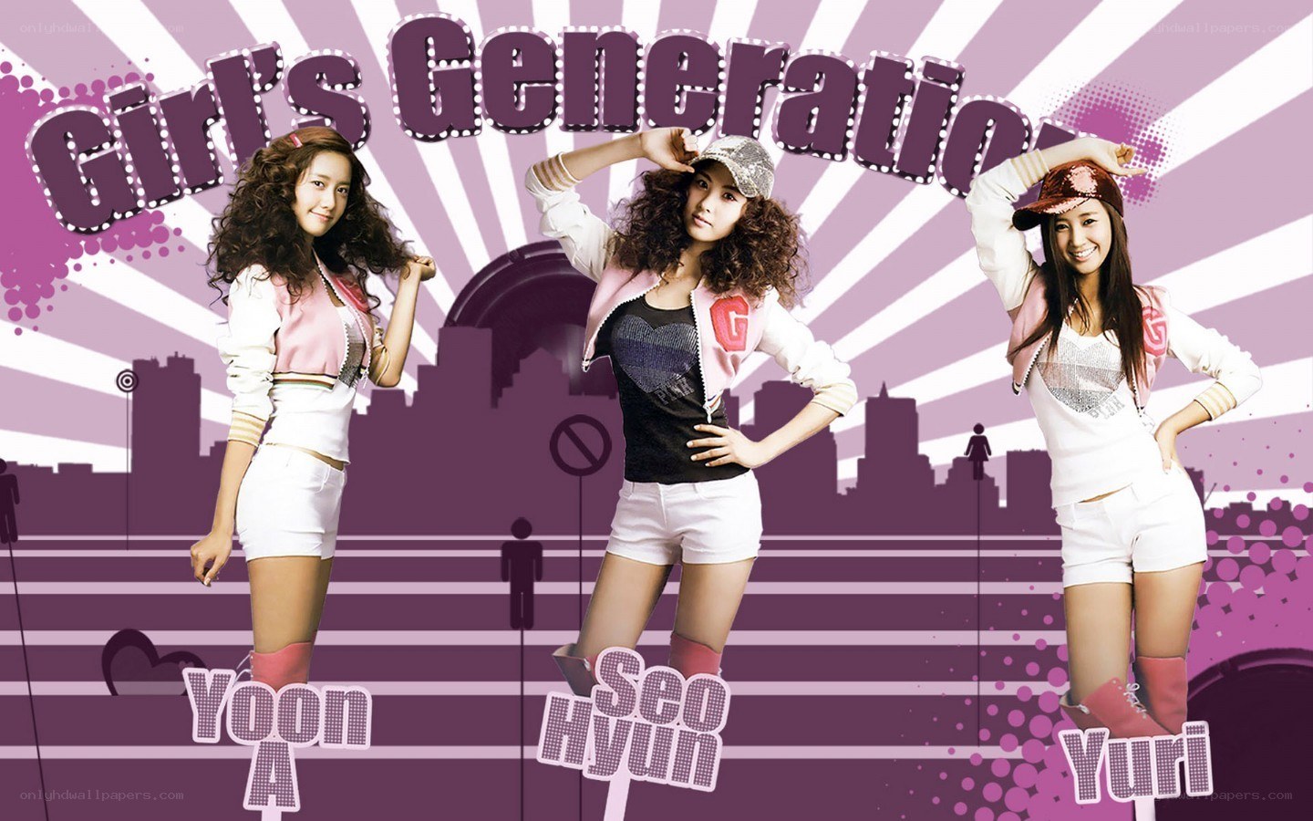 Girls' Generation members pose