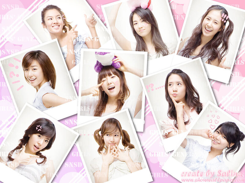 Girls' Generation photo collage