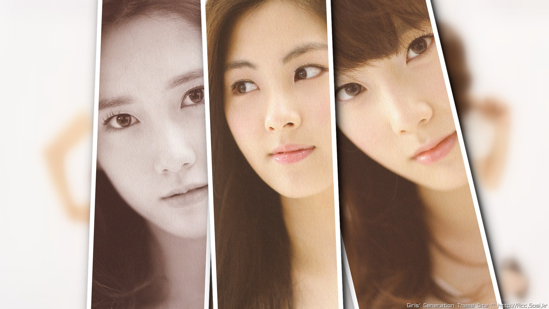 Girls' Generation portrait collage