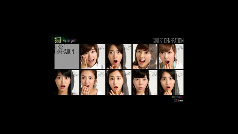 Girls' Generation portrait collage